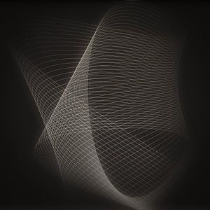 Geometrisches Kunstwerk aus einer Serie von 4 - Nummer 1