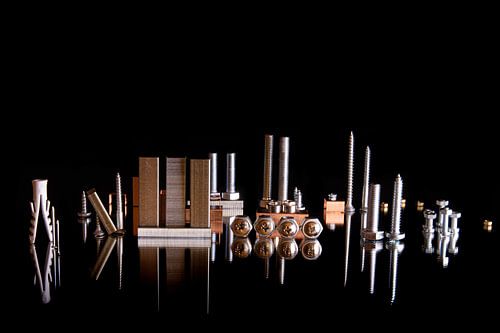 Rotterdam Wilhelminapier Panorama in schroeven