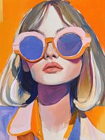 Gouache Frau II