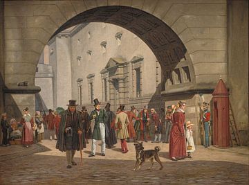Martinus Rørbye, The Copenhagen Prison, 1831 by Atelier Liesjes