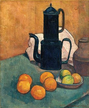 Emile Bernard - De blauwe koffiepot (1888) van Peter Balan
