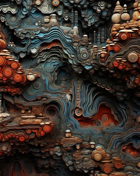 Vormen en kleuren van fernlichtsicht