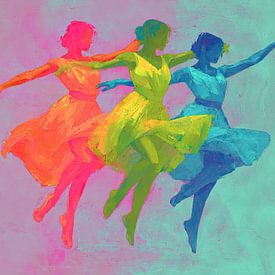 Tanzvibes von Wunderbare Kunst