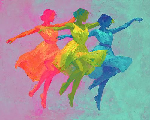 Dance Vibes by Wonderful Art