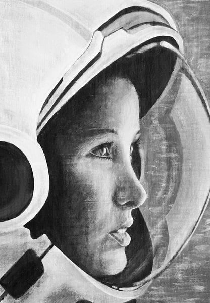 Female Astronaut Realistic by Liv ter Riet