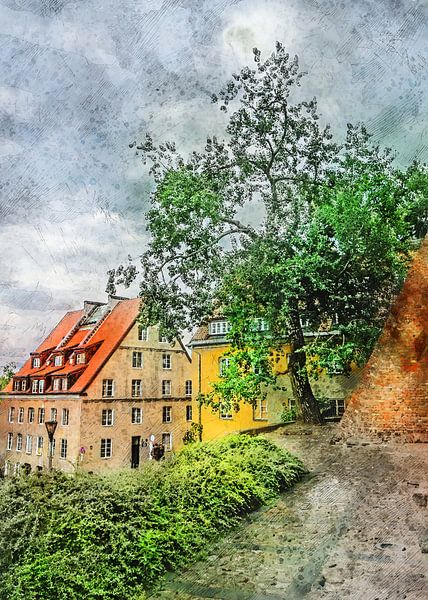Warsaw watercolor art #warsaw by JBJart Justyna Jaszke