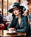 Whispers of Smoke and Coffee by Wall Art Creations by Peter thumbnail