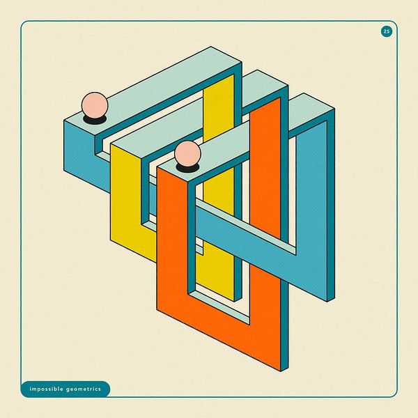 Géométries impossibles 25 par Jazzberry Blue