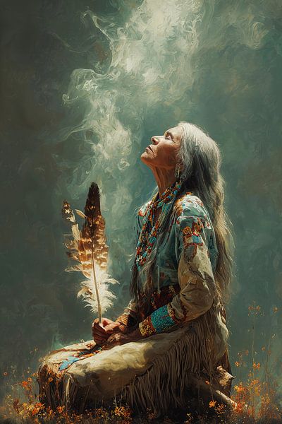 Old Medicine Woman no.4 van Studio BB