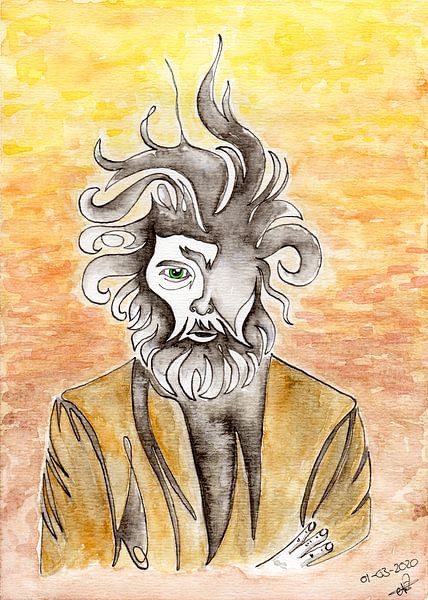 Mr. Grey with the green eye(s) by Natascha Eigenhuis