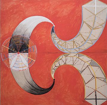 Groep IX-SUW, nr. 9, De zwaan (1915) van Hilma af Klint van Peter Balan