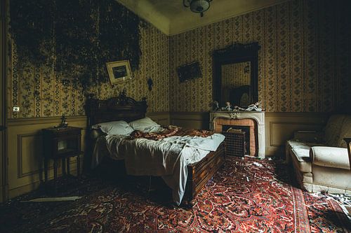 Verlaten Frans chateau