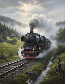 Door de mist in de Groene Vallei van Regan Frederick