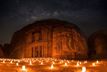 Petra by night, khalid jamal by 1x