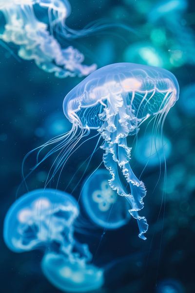 Mystieke kwallen van Poster Art Shop