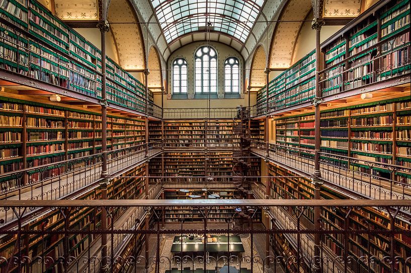 Bibliothèque du Rijksmuseum par Mario Visser