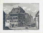 Johann Adam Klein, Ansicht des Geburtshauses von Albrecht Dürer in Nürnberg, 1816 von Atelier Liesjes Miniaturansicht