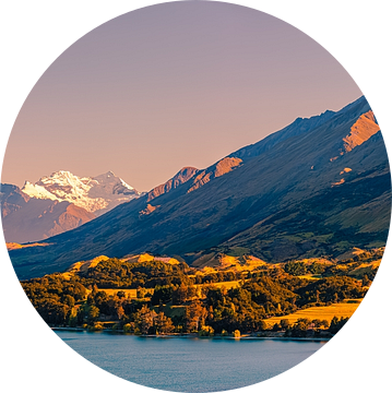 De weg naar Glenorchy, Zuider Eiland, Nieuw Zeeland van Henk Meijer Photography