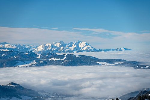 Winter view of the Säntis