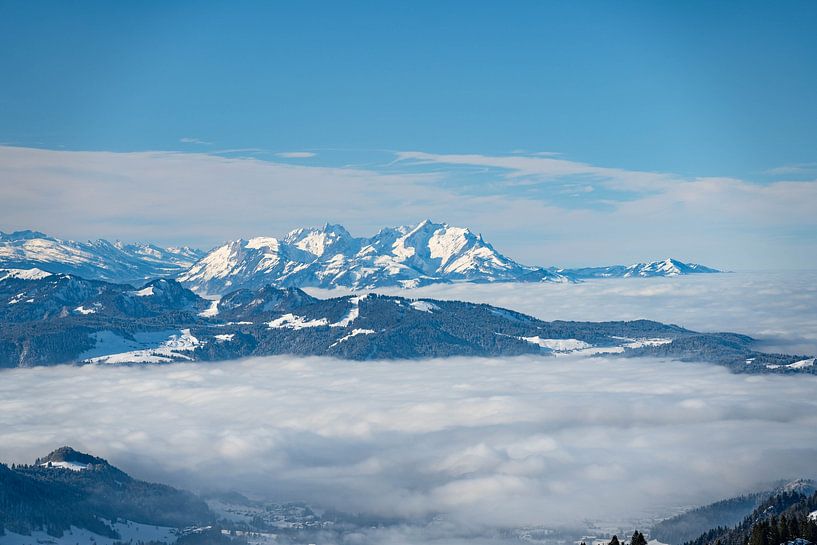 Winter view of the Säntis by Leo Schindzielorz