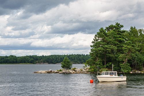 Archipelago on the Baltic Sea coast in Sweden