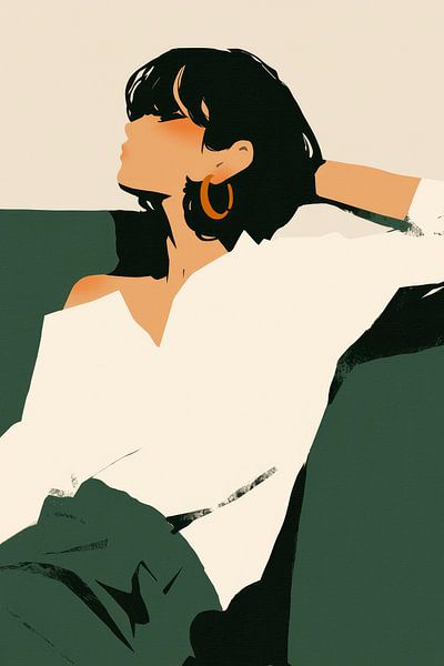 Relaxing Woman by Treechild