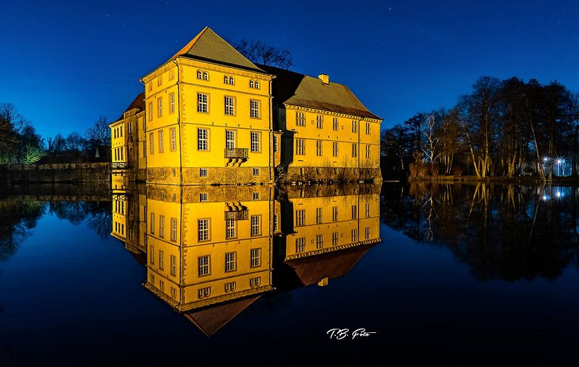 Le château de Strünkede à l'heure bleue par T.B.- Foto