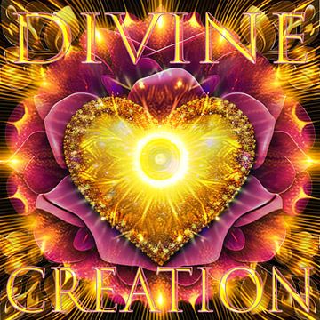 Divine Creation - die göttliche Schöpfung, Flower of the Golden Heart von ADLER & Co / Caj Kessler