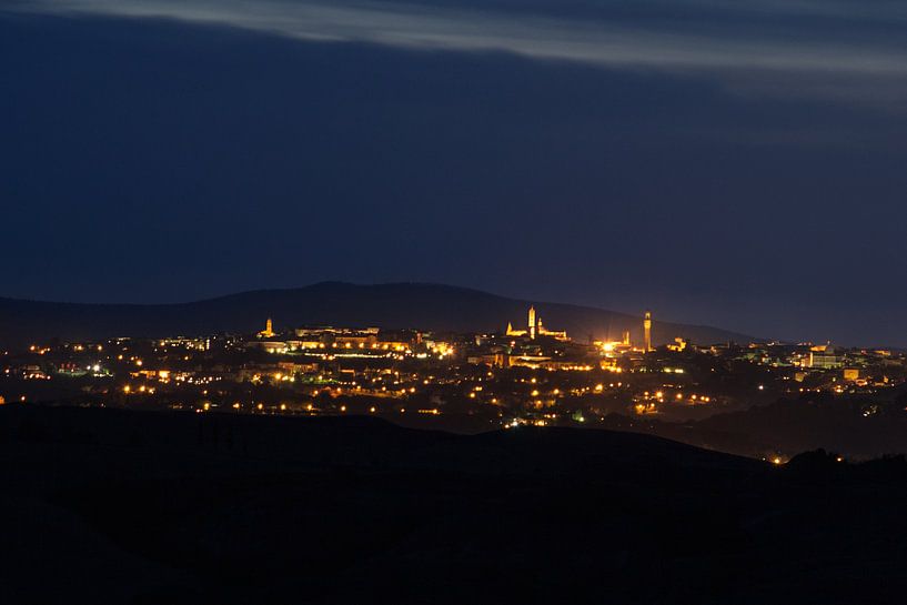 Siena in de schemering. par Rens Kromhout