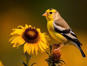 gelber Vogel