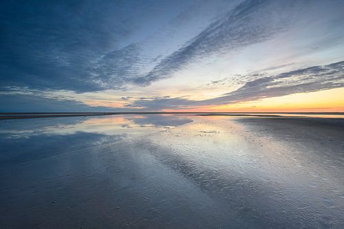 Reflections on the beach