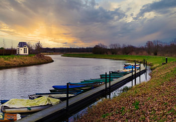 Romantisch landschap Halder
