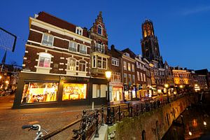 Der Vismarkt in Utrecht mit dem Domturm im Hintergrund (2)