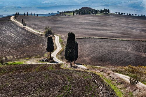 Het Gladiator landschap in Toscane