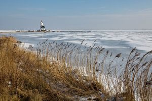 Winters landschap van Bart van Dinten