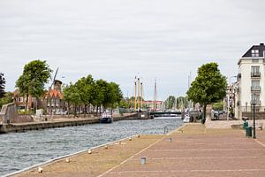 Blick auf Hellevoetsluis von Miranda van Hulst