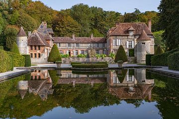 Het kasteel van Boutemont in Normandië, Frankrijk van Martijn Joosse