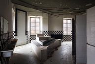 Salle de bain abandonnée. par Roman Robroek - Photos de bâtiments abandonnés Aperçu