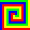 Color-Permutation-Spiral | S=07 | P #01 | RBGY von Gerhard Haberern