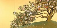 Camellia Bloemblaadjesverspreiding, Gyoshū Hayami van Meesterlijcke Meesters thumbnail