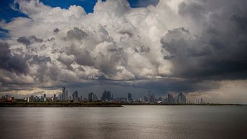 Panama City Skyline van Ruud Lobbes
