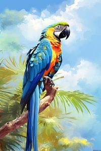 Perroquet - Oiseau coloré des tropiques