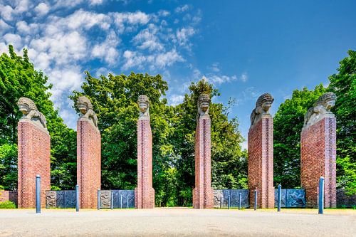Darmstadt Löwentor: Ingang tot het park Rosenhöhe