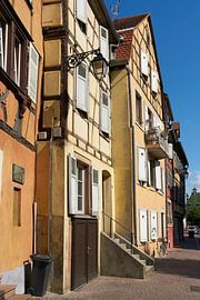 Historic half-timbered houses in Colmar in France by Heiko Kueverling