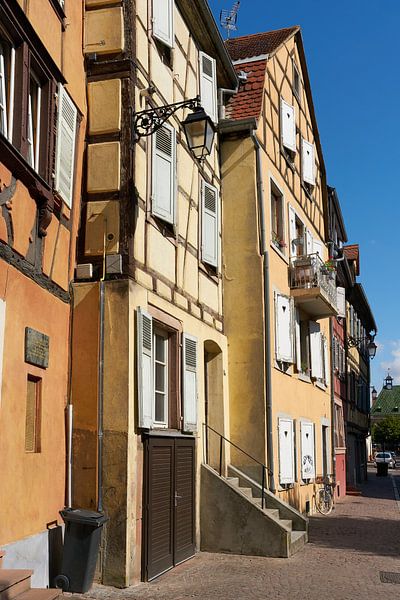 Historic half-timbered houses in Colmar in France by Heiko Kueverling