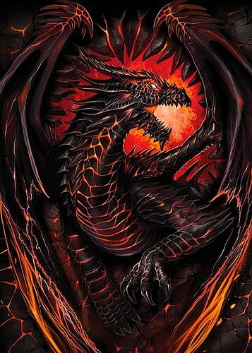 Drache Poster Kunst