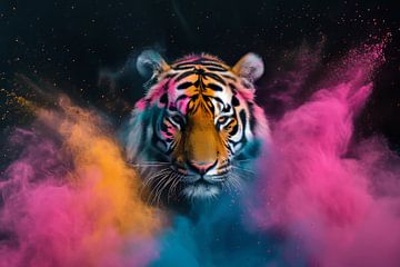 Tiger Nebula - A Symphony of Stardust and Colour by Eva Lee