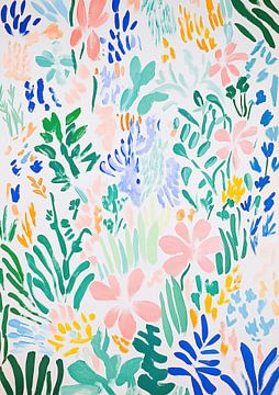 Flowers "Dream garden of lost colours" by Niklas Maximilian