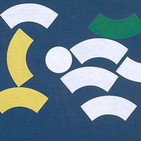 Compositie met cirkel en cirkelsegmenten (1935) van Sophie Taeuber-Arp van Peter Balan