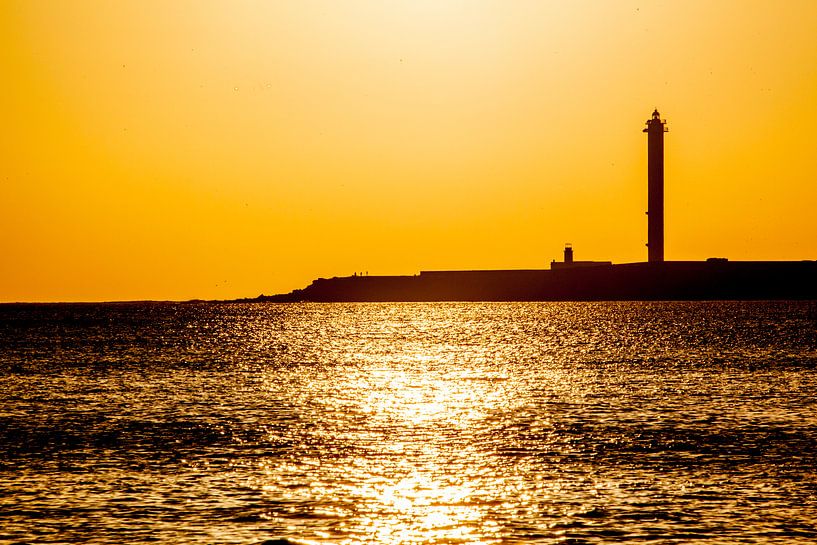 Zonsondergang op Lanzarote van Jesper Drenth Fotografie